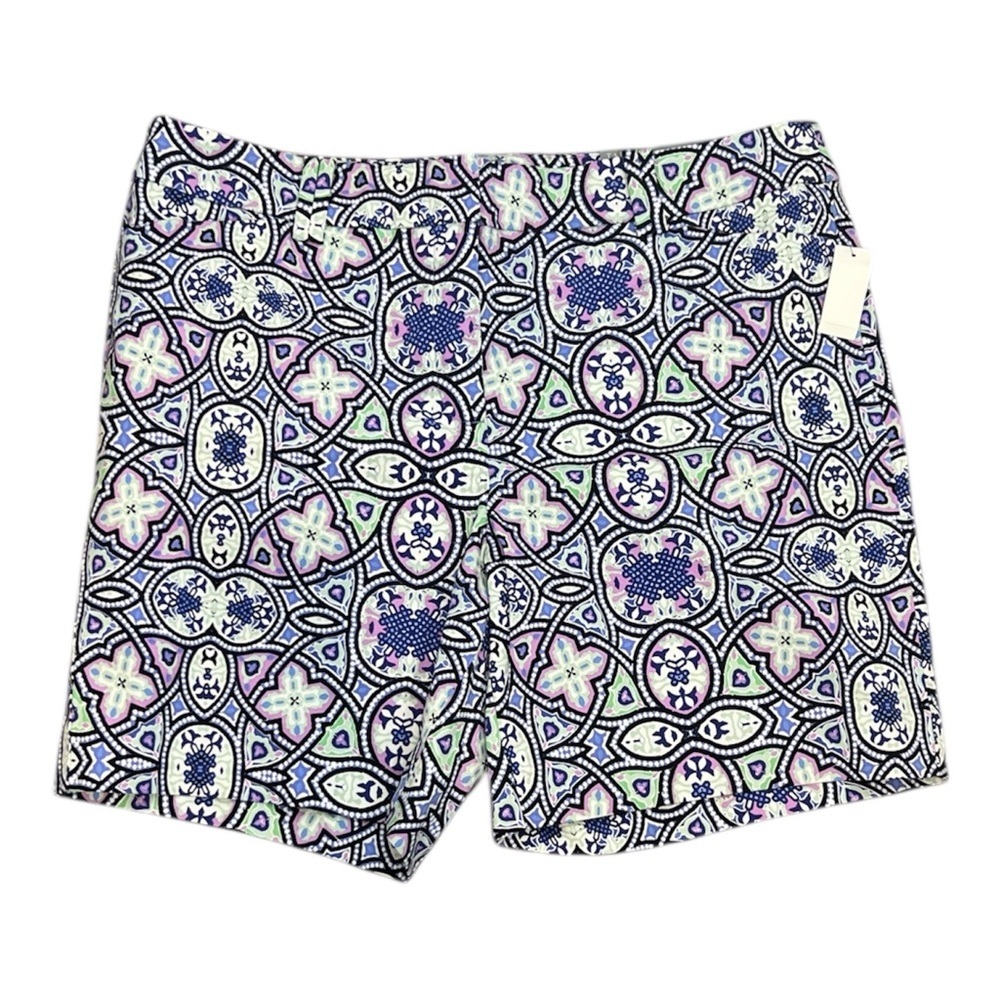 Talbots women’s printed 7” cotton short size 12 NWT